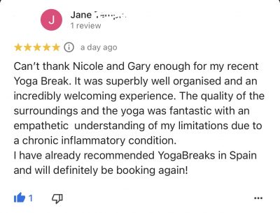 Yoga Review from Jane